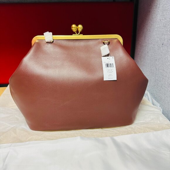 NWT Coach Large Kisslock Frame Bag - Picture 5 of 7